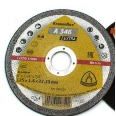 Круг відрізний Klingspor Kronenflex А346 EXTRA 125x1.6x22.23